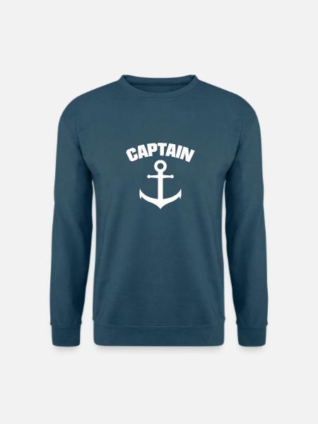CAPTAIN ANCHOR SHIRT - Unisex Pullover - Indigoblau