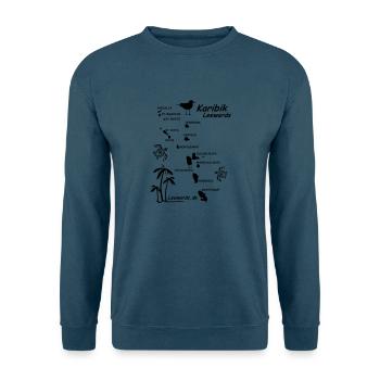 Karibik Leewards Segeln Leward Islands - Unisex Pullover - Indigoblau - Vorne