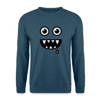 Kleiner Vampir / Little Vampire - Unisex Pullover - Indigoblau - Vorne