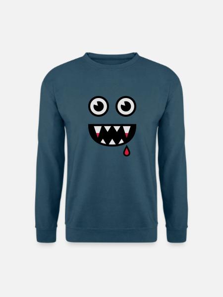 Kleiner Vampir / Little Vampire - Unisex Pullover - Indigoblau