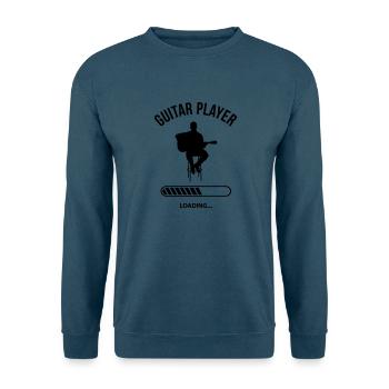 Guitar Player Loading - Unisex Pullover - Indigoblau - Vorne
