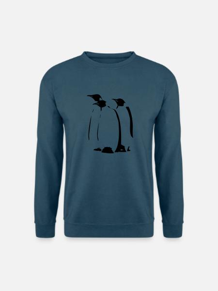 Pinguine - Unisex Pullover - Indigoblau