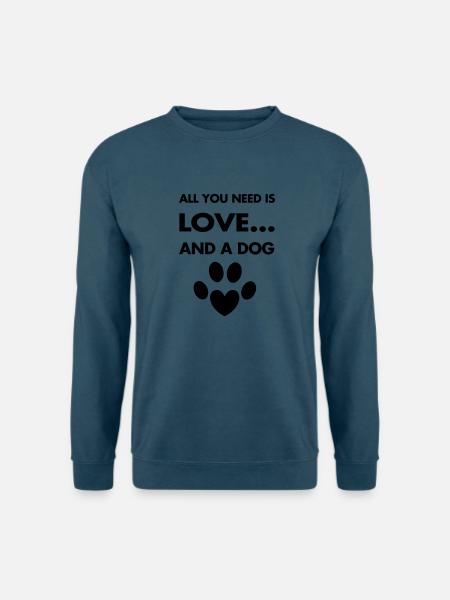 Love Dogs - Unisex Pullover - Indigoblau