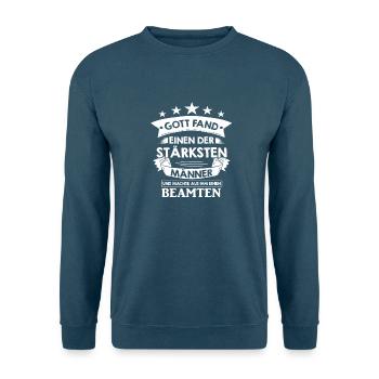 beamter - Unisex Pullover - Indigoblau - Vorne