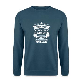 mueller - Unisex Pullover - Indigoblau - Vorne