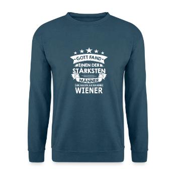 wiener - Unisex Pullover - Indigoblau - Vorne