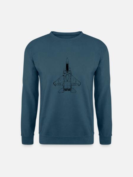 F-15 Strike Eagle - Unisex Pullover - Indigoblau