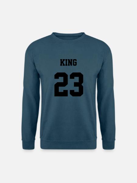 KING 23 black - Unisex Pullover - Indigoblau
