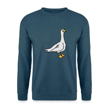 Gans - Unisex Pullover - Indigoblau - Vorne