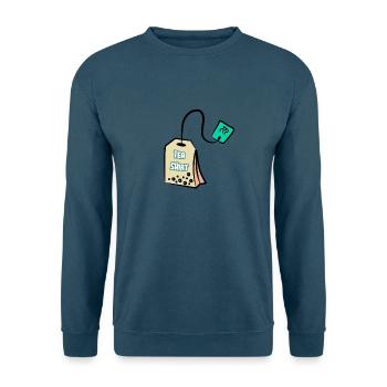 Tea Shirt - Tshirt - Unisex Pullover - Indigoblau - Vorne
