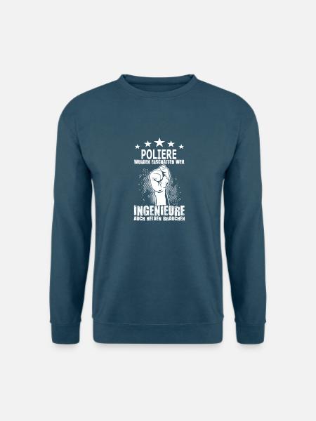 poliere - Unisex Pullover - Indigoblau