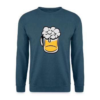 Bier trinken henkel - Unisex Pullover - Indigoblau - Vorne