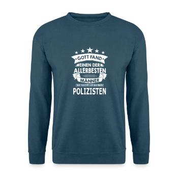 polizisten - Unisex Pullover - Indigoblau - Vorne