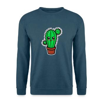 Cactus - Unisex Pullover - Indigoblau - Vorne