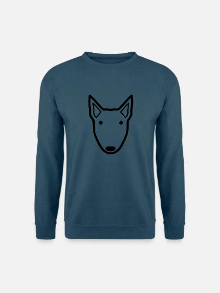 Bullterrier - Unisex Pullover - Indigoblau