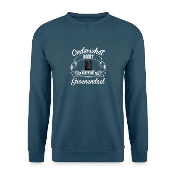 Groenendael - Unisex Pullover - Indigoblau - Vorne