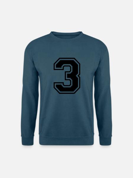 3 - Unisex Pullover - Indigoblau