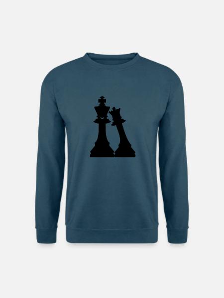 Love Schach - Unisex Pullover - Indigoblau
