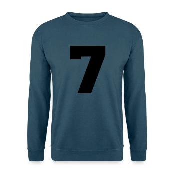 7 - Unisex Pullover - Indigoblau - Vorne