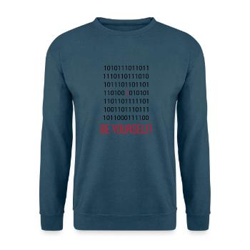 2 Be Yourself! - Unisex Pullover - Indigoblau - Vorne