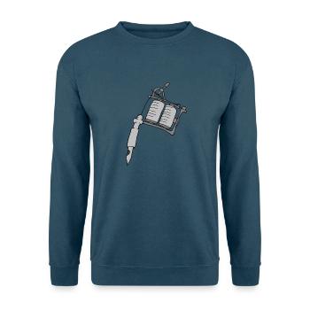 Tatoo gun - Unisex Pullover - Indigoblau - Vorne
