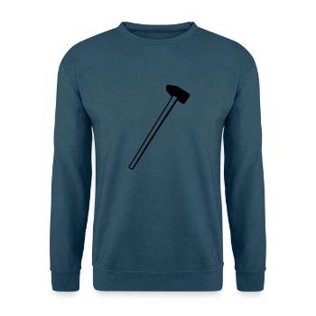 Hammer - Slege Hammer - Unisex Pullover - Indigoblau - Vorne