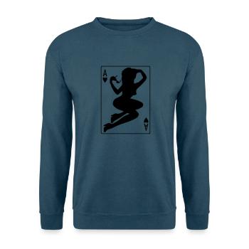 Ace - Unisex Pullover - Indigoblau - Vorne