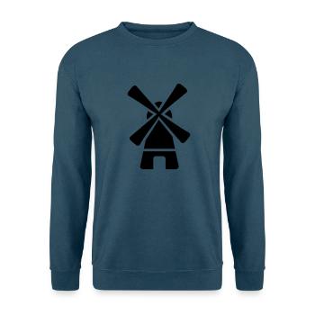 Windmühle - Unisex Pullover - Indigoblau - Vorne