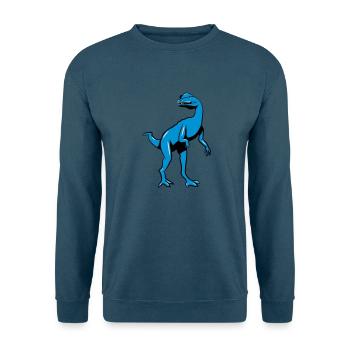 Saurier dinosaurier Dilophosaurus - Unisex Pullover - Indigoblau - Vorne