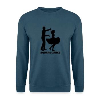 Square dance - Unisex Pullover - Indigoblau - Vorne