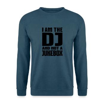 DJ Jukebox - Unisex Pullover - Indigoblau - Vorne