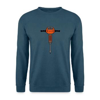 Süßes Gesicht Presslufthammer - Unisex Pullover - Indigoblau - Vorne
