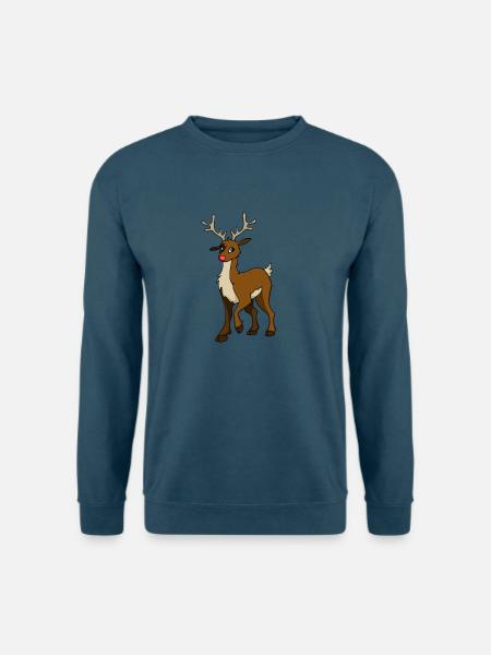 Rudolph - Unisex Pullover - Indigoblau