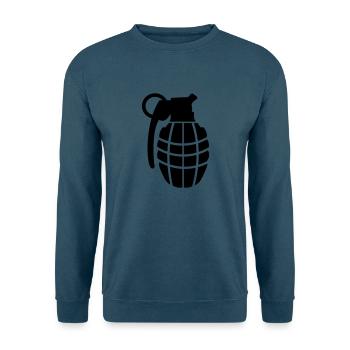 granate bombe handgranate - Unisex Pullover - Indigoblau - Vorne