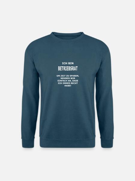 BETRIEBSRAT - Unisex Pullover - Indigoblau