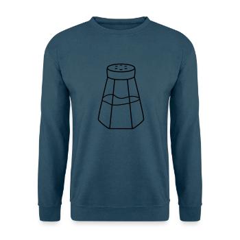 Salzstreuer Salz Spender - Unisex Pullover - Indigoblau - Vorne