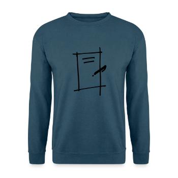 To Do Liste,Anzeige,Papier,Notizbuch,Organisation - Unisex Pullover - Indigoblau - Vorne