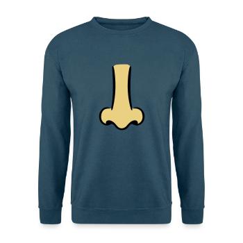 Nase - Unisex Pullover - Indigoblau - Vorne