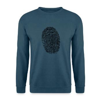 Fingerprint - Unisex Pullover - Indigoblau - Vorne