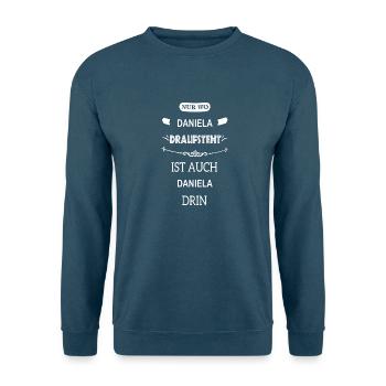 DANIELA - Unisex Pullover - Indigoblau - Vorne