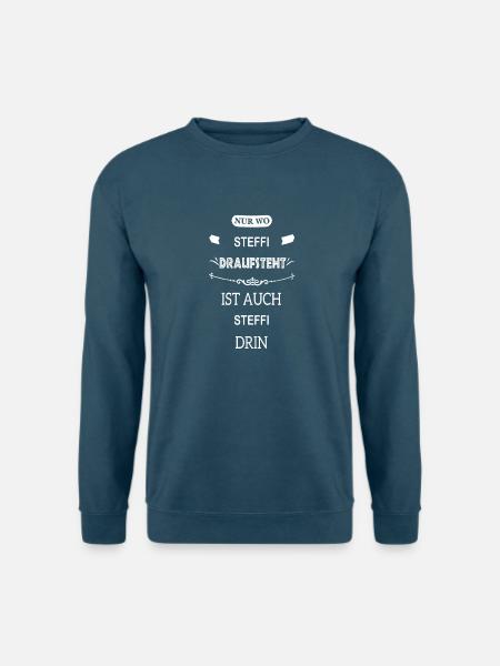 STEFFI - Unisex Pullover - Indigoblau