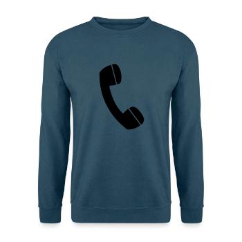 Telefon - Unisex Pullover - Indigoblau - Vorne