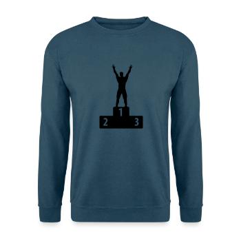 Number One - Unisex Pullover - Indigoblau - Vorne