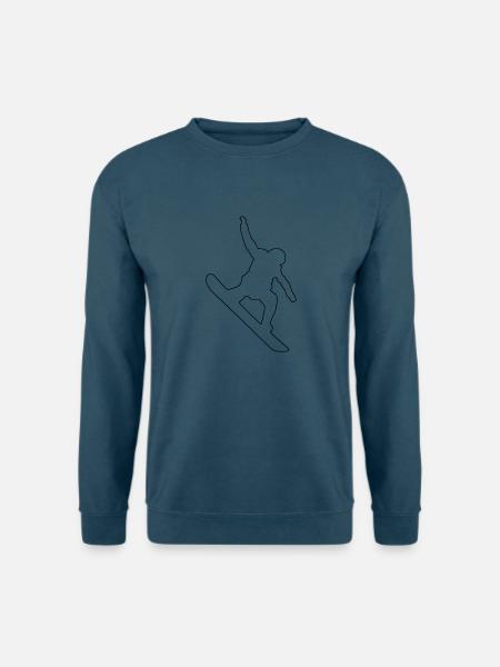 snowboarder fun - Unisex Pullover - Indigoblau