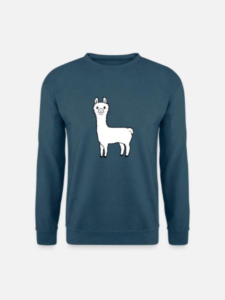 Lieblingstier Lama Alpaka - Unisex Pullover - Indigoblau