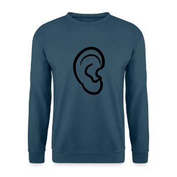 Ohr - Unisex Pullover - Indigoblau - Vorne