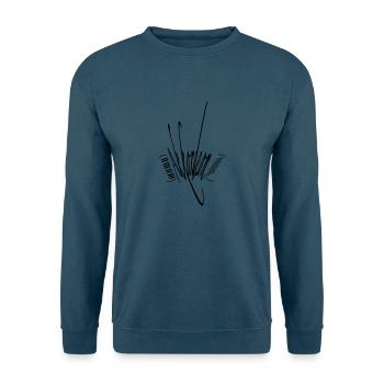 Akkordeon II - Unisex Pullover - Indigoblau - Vorne