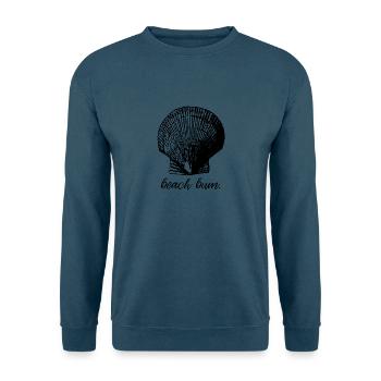 Beach Bum Shell - Mermaid - Unisex Pullover - Indigoblau - Vorne