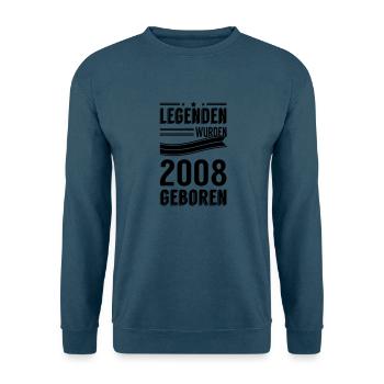 2008 - Unisex Pullover - Indigoblau - Vorne