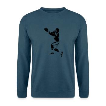 touchdown - Unisex Pullover - Indigoblau - Vorne